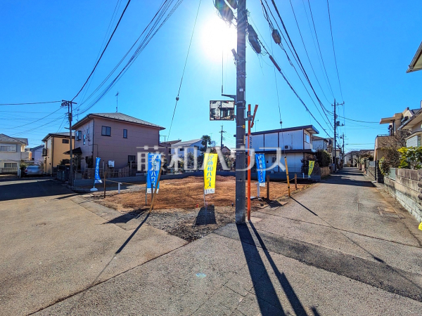 接道状況および現場風景　【立川市若葉町１丁目】