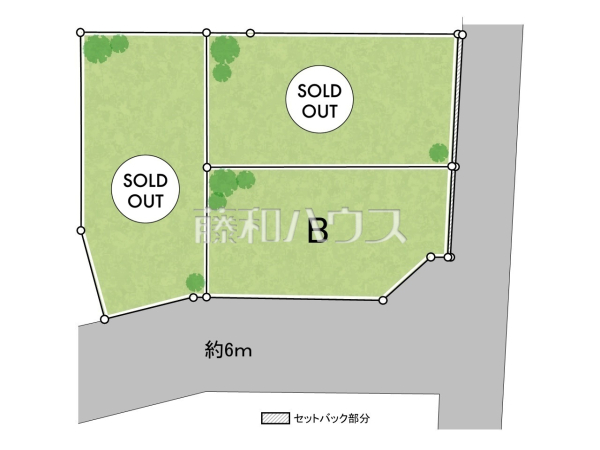 全体区画図　【武蔵村山市神明４丁目】