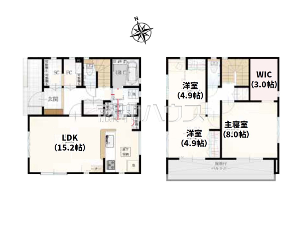 間取図　【志木市柏町５丁目】