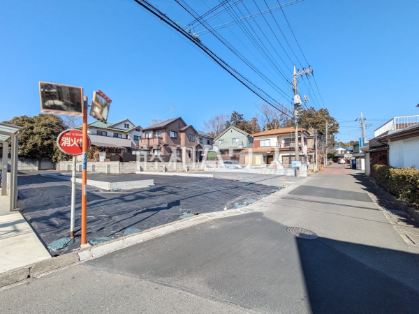 接道状況および現場風景　【武蔵村山市中央３丁目】