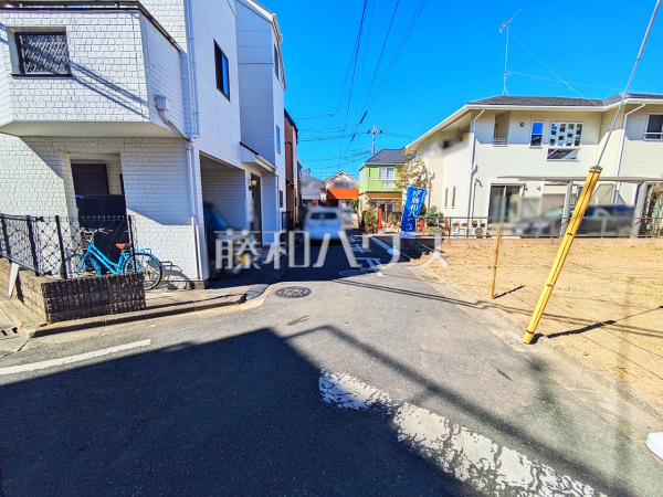 接道状況および現場風景　【志木市幸町４丁目】