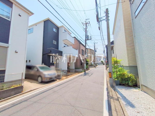 接道状況および現場風景　【志木市幸町４丁目】