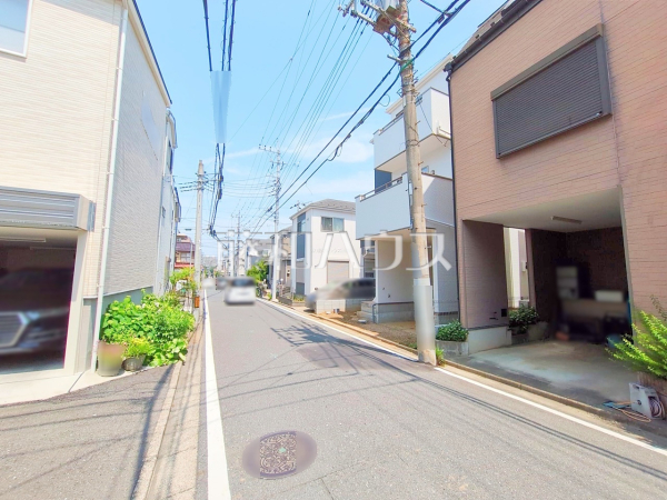 接道状況および現場風景　【志木市幸町４丁目】