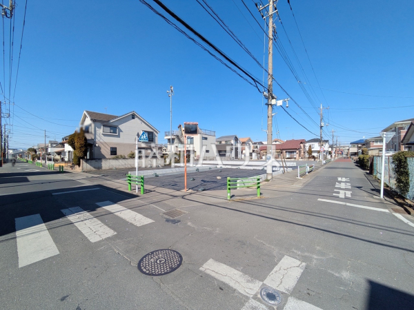 接道状況および現場風景　【武蔵村山市大南３丁目】