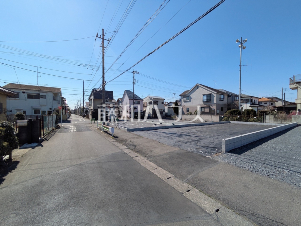 接道状況および現場風景　【武蔵村山市大南３丁目】