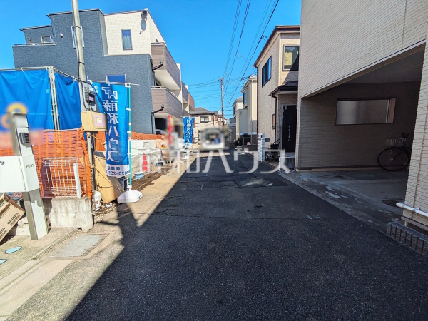 接道状況および現場風景　【志木市本町３丁目】