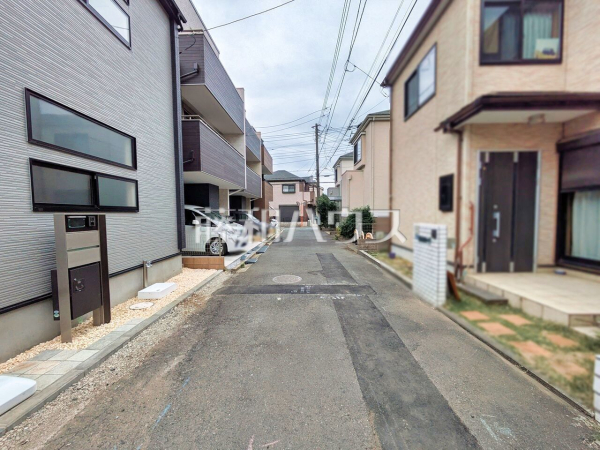 接道状況および現場風景　【志木市本町３丁目】