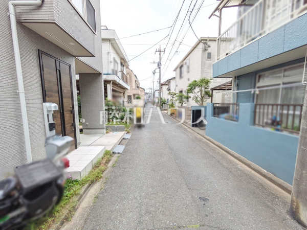 接道状況および現場風景　【朝霞市三原２丁目】