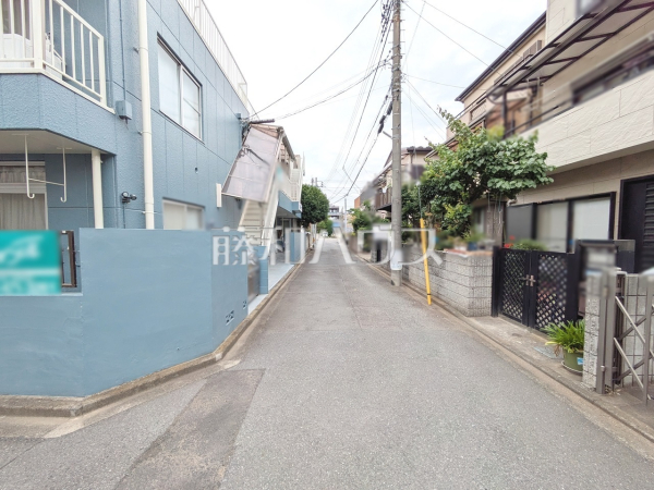 接道状況および現場風景　【朝霞市三原２丁目】