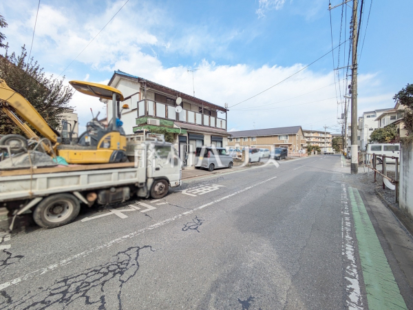 接道状況および現場風景　【所沢市東所沢３丁目】