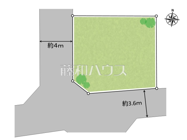 区画図　【新座市池田４丁目】