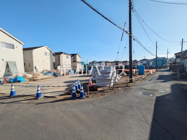 接道状況および現場風景　【八王子市川口町】