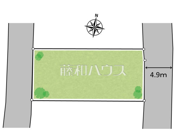 区画図　【八王子市横川町】