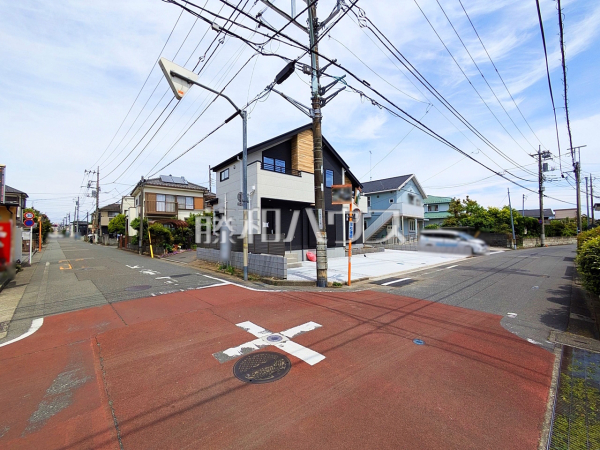 接道状況および現場風景　【昭島市拝島町２丁目】