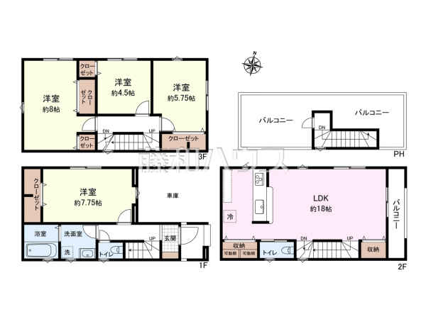 間取図　【杉並区和田２丁目】