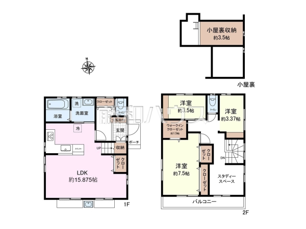 間取図　【小平市天神町１丁目】