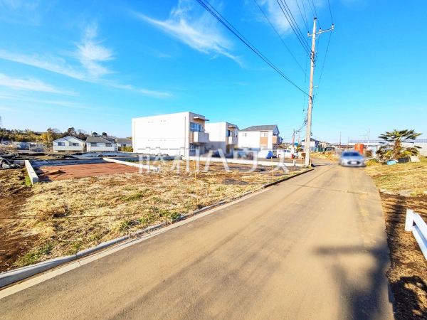 接道状況および現場風景　【八王子市小比企町】