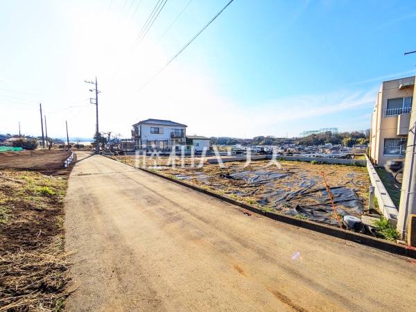 接道状況および現場風景　【八王子市小比企町】