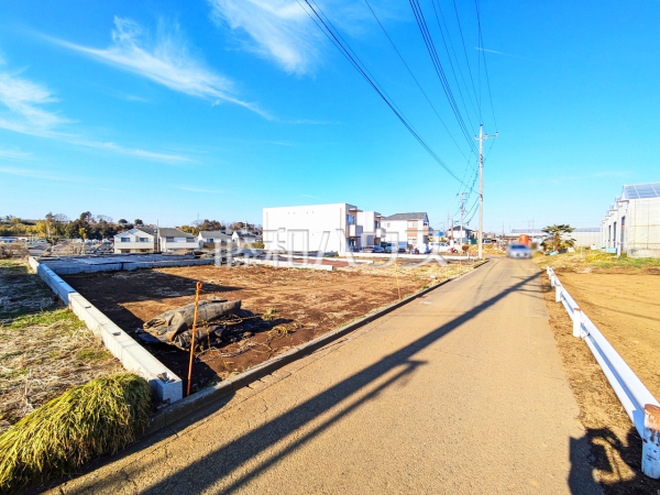 接道状況および現場風景　【八王子市小比企町】