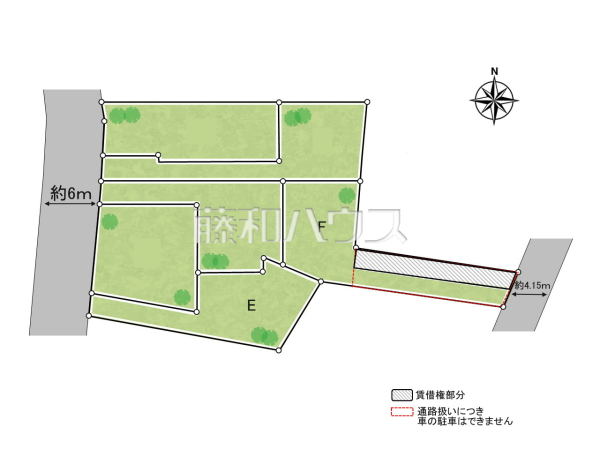 全体区画図　【世田谷区祖師谷６丁目】
