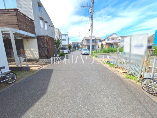 接道状況および現場風景　【世田谷区祖師谷６丁目】