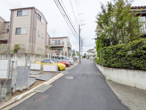 接道状況および現場風景　【世田谷区祖師谷６丁目】