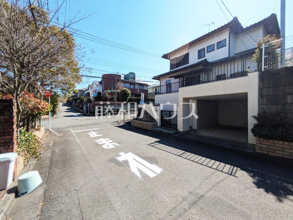 接道状況および現場風景　【八王子市南大沢４丁目】