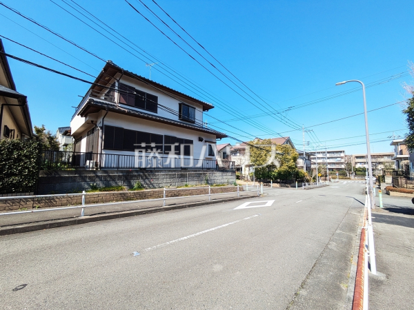 接道状況および現場風景　【八王子市南大沢４丁目】