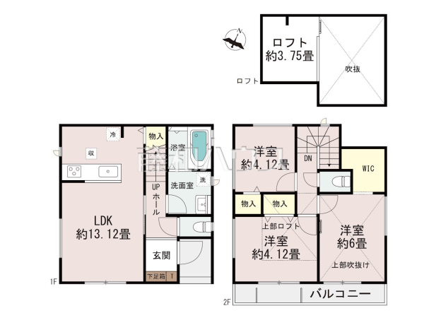 間取図　【志木市中宗岡５丁目】