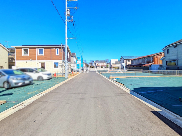 接道状況および現場風景　【小平市上水南町３丁目】