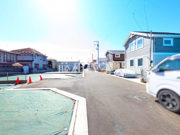 接道状況および現場風景　【小平市上水南町３丁目】