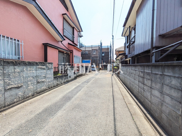 接道状況および現場風景　【日野市大坂上２丁目】