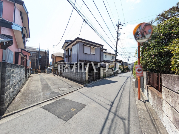 接道状況および現場風景　【日野市大坂上２丁目】