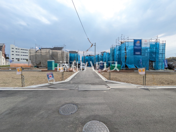 接道状況および現場風景　【国立市谷保】