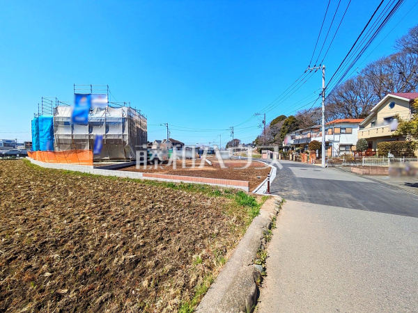 接道状況および現場風景　【国立市谷保】
