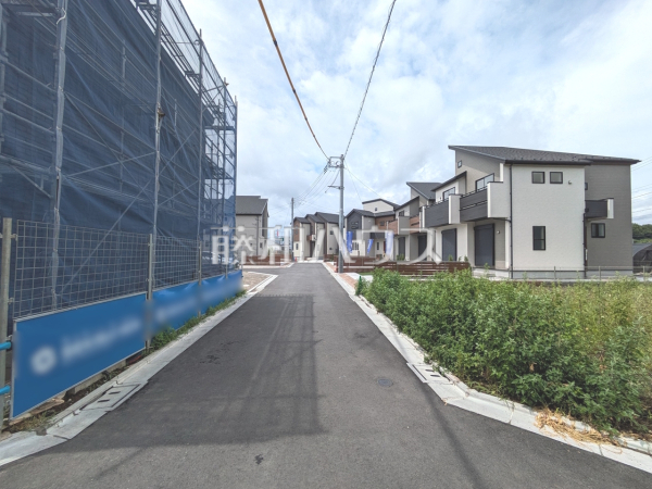 接道状況および現場風景　【国立市谷保】