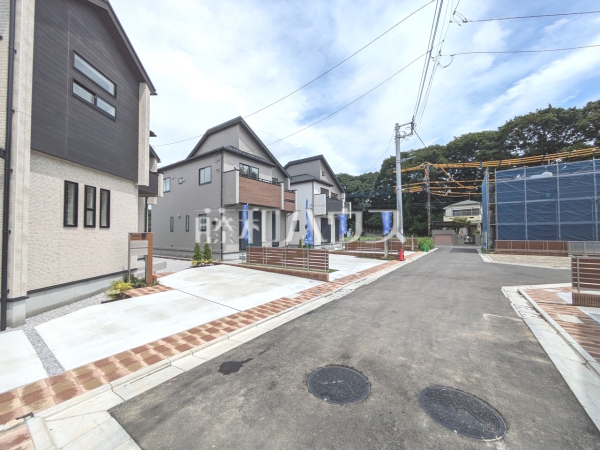 接道状況および現場風景　【国立市谷保】
