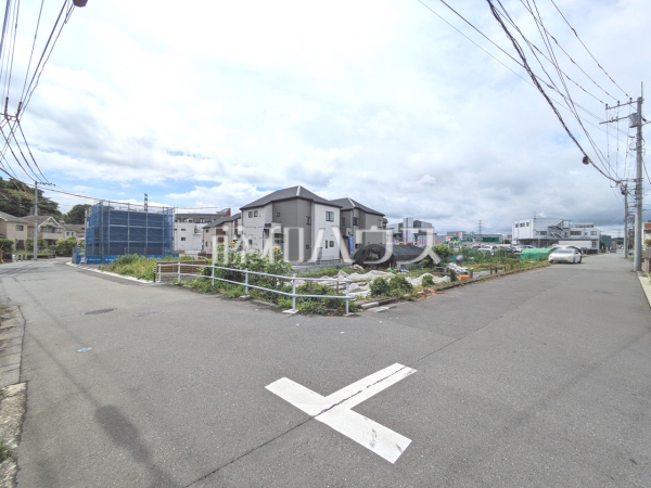 接道状況および現場風景　【国立市谷保】