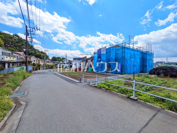 接道状況および現場風景　【国立市谷保】