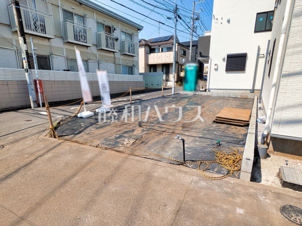 A号地　現地写真　【中野区沼袋４丁目】 建物のプレゼンをさせていただきますので、実際の完成イメージを思い描いていただくことができます。お気軽にお問合せ下さい。 