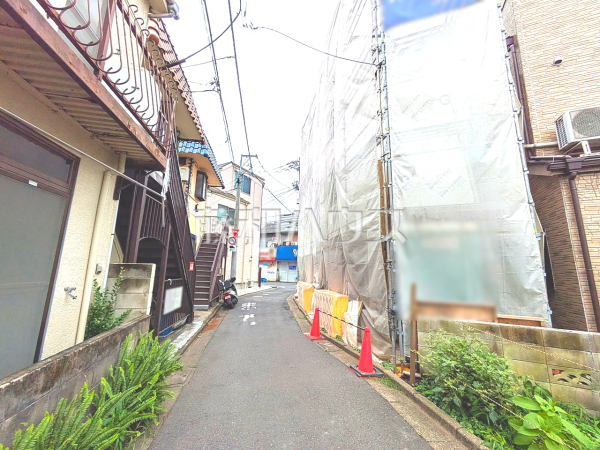 接道状況および現場風景　【杉並区和泉１丁目】