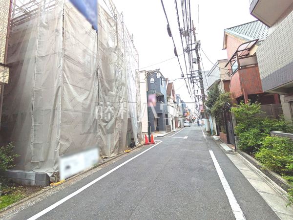 接道状況および現場風景　【杉並区和泉１丁目】