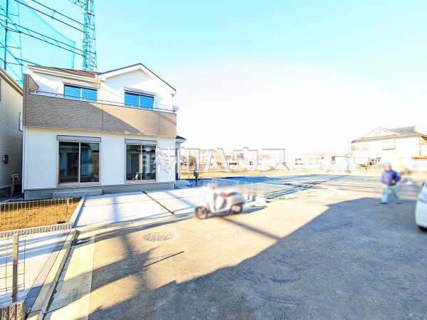 接道状況および現場風景　【清瀬市中里１丁目】
