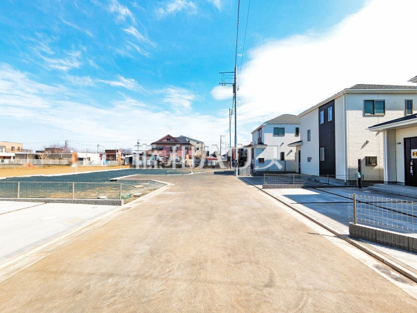 接道状況および現場風景　【清瀬市中里１丁目】