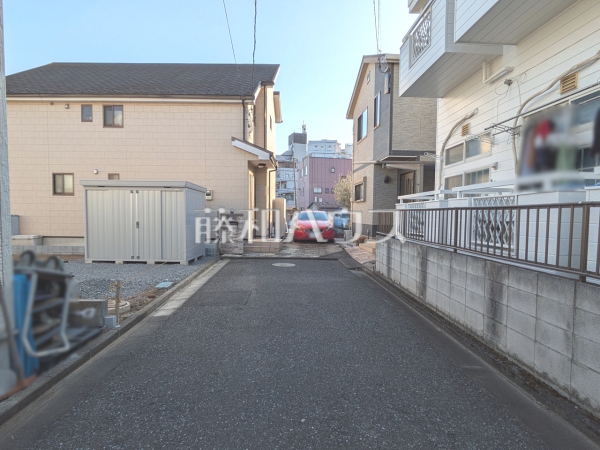 接道状況および現場風景　【西東京市谷戸町３丁目】