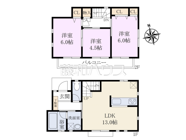 間取図　【西東京市谷戸町３丁目】