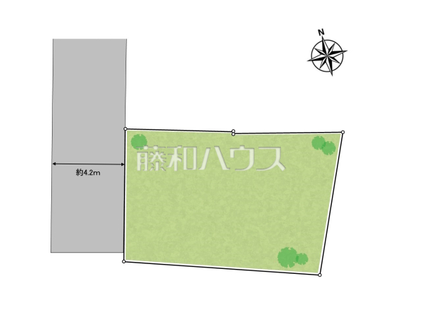 全体区画図　【西東京市谷戸町３丁目】