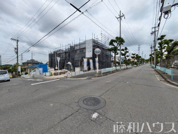 接道状況および現場風景　【春日井市高森台２丁目】