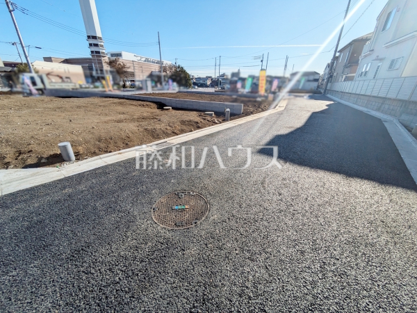 接道状況および現場風景　【練馬区三原台２丁目】