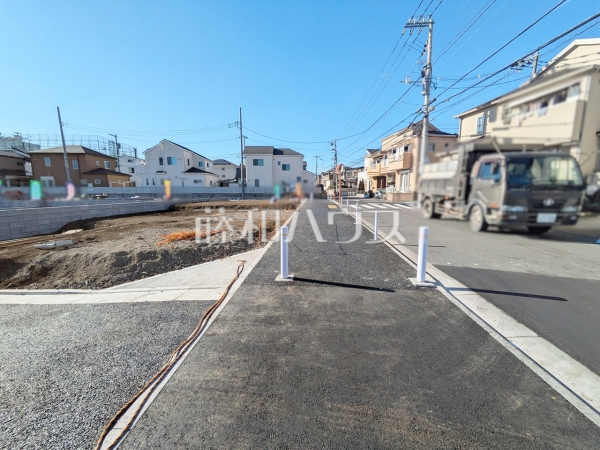 接道状況および現場風景　【練馬区三原台２丁目】